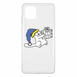Чехол для Samsung Note 10 Lite Украинский кот саймона с подарком - PrintSalon