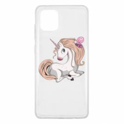 Чехол для Samsung Note 10 Lite Unicorn with bow tie - PrintSalon