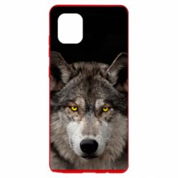 Чохол для Samsung Note 10 Lite Wolf with yellow eyes - PrintSalon