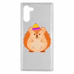 Чехол для Samsung Note 10 Little hedgehog in a hat - PrintSalon