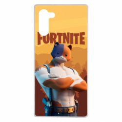 Чехол для Samsung Note 10 Meowscles and logo - PrintSalon