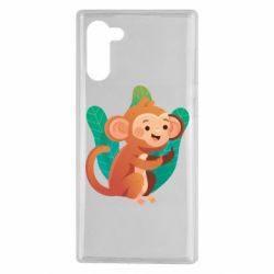 Чехол для Samsung Note 10 Monkey. Fuck You - PrintSalon