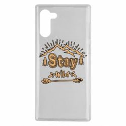 Чехол для Samsung Note 10 Mountains - Stay Wild - PrintSalon