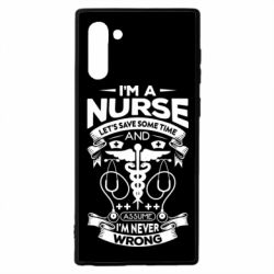 Чехол для Samsung Note 10 Nurse I'm Never Wrong - PrintSalon
