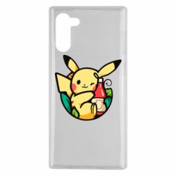 Чехол для Samsung Note 10 Pikachu with ketchup - PrintSalon