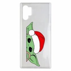 Чохол для Samsung Note 10 Plus Baby Yoda Santa - PrintSalon