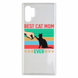 Чехол для Samsung Note 10 Plus Best cat mom ever - PrintSalon