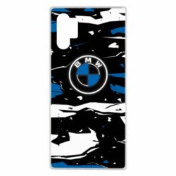 Чехол для Samsung Note 10 Plus BMW logo and art background - PrintSalon