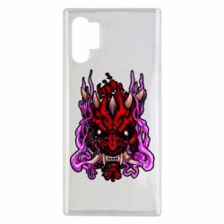Чехол для Samsung Note 10 Plus Darth Maul Japanese mask - PrintSalon