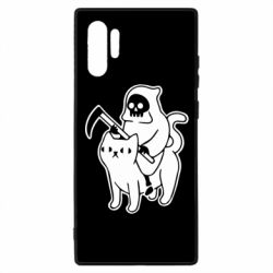 Чохол для Samsung Note 10 Plus Death and cat - PrintSalon
