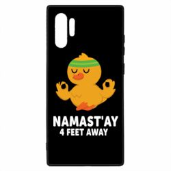 Чехол для Samsung Note 10 Plus Duck Namast'ay Away - PrintSalon