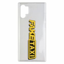 Чехол для Samsung Note 10 Plus Fake taxi logo 2