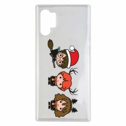 Чохол для Samsung Note 10 Plus Гаррі Поттер та друзі новорічні - PrintSalon