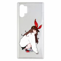Чехол для Samsung Note 10 Plus Genshin Impact Amber - PrintSalon