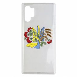 Чохол для Samsung Note 10 Plus Герб колоски і калина - PrintSalon