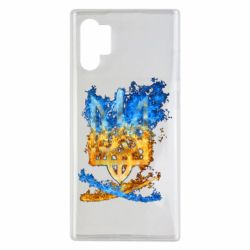 Чехол для Samsung Note 10 Plus Горящий гербу Украины - PrintSalon