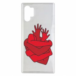 Чехол для Samsung Note 10 Plus Heart out of hands - PrintSalon