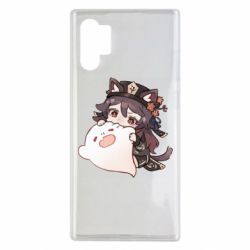 Чехол для Samsung Note 10 Plus Hu Tao cat - PrintSalon