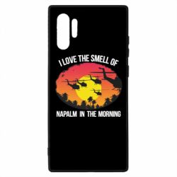 Чехол для Samsung Note 10 Plus I love the smell napalm, in the morning - PrintSalon
