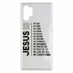 Чехол для Samsung Note 10 Plus Jesus is - PrintSalon