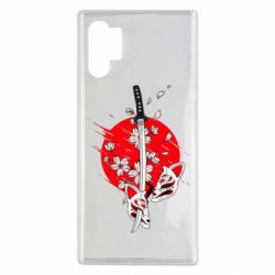 Чехол для Samsung Note 10 Plus katana in sakura