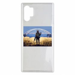 Чехол для Samsung Note 10 Plus Марка с Крымским мостом - PrintSalon