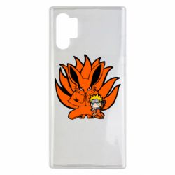 Чехол для Samsung Note 10 Plus Kurama And Naruto - PrintSalon
