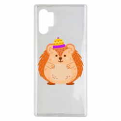 Чехол для Samsung Note 10 Plus Little hedgehog in a hat - PrintSalon