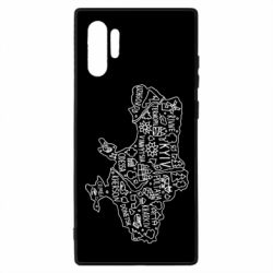 Чехол для Samsung Note 10 Plus Map Ukraine - PrintSalon