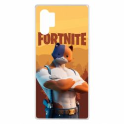 Чехол для Samsung Note 10 Plus Meowscles and logo - PrintSalon