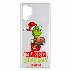 Чехол для Samsung Note 10 Plus Merry Christmas Ukraine-Grinch and Generator