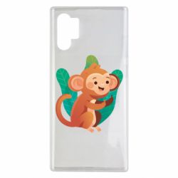 Чехол для Samsung Note 10 Plus Monkey. Fuck You - PrintSalon