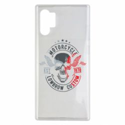 Чехол для Samsung Note 10 Plus Moto skull - PrintSalon