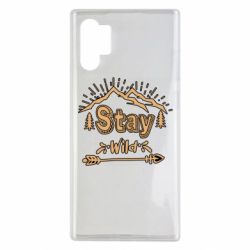 Чехол для Samsung Note 10 Plus Mountains - Stay Wild - PrintSalon