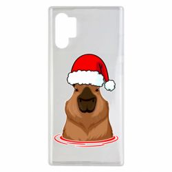 Чехол для Samsung Note 10 Plus Новогодняя капибара - PrintSalon