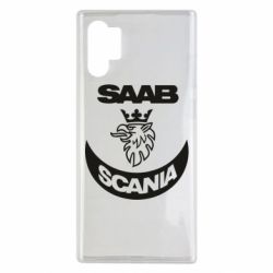 Чехол для Samsung Note 10 Plus Scania SAAB logo - PrintSalon