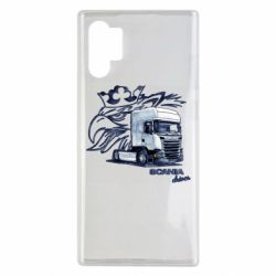 Чехол для Samsung Note 10 Plus Scania watercolor art - PrintSalon