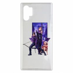 Чехол для Samsung Note 10 Plus Соколиный глаз и Кейт Бишоп - PrintSalon
