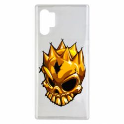 Чехол для Samsung Note 10 Plus Standoff - Gold Skull