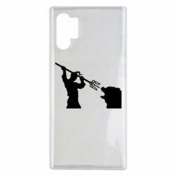 Чехол для Samsung Note 10 Plus Тризубом по морде - PrintSalon