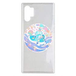 Чехол для Samsung Note 10 Plus Ultra cute shark - PrintSalon