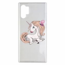 Чехол для Samsung Note 10 Plus Unicorn with bow tie - PrintSalon