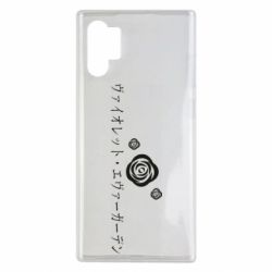 Чехол для Samsung Note 10 Plus Violet Evergarden logo - PrintSalon