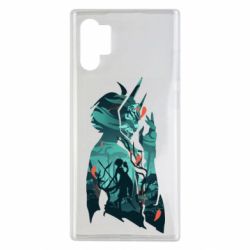 Чехол для Samsung Note 10 Plus Xiao silhouette - PrintSalon