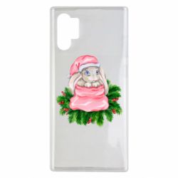 Чехол для Samsung Note 10 Plus Заяц Новогодний - PrintSalon