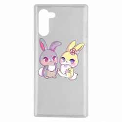 Чехол для Samsung Note 10 Rabbits In Love - PrintSalon