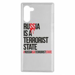 Чехол для Samsung Note 10 Russia is a terrorist - PrintSalon
