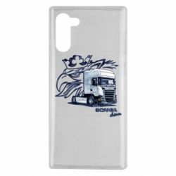 Чехол для Samsung Note 10 Scania watercolor art - PrintSalon