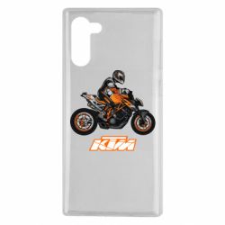 Чехол для Samsung Note 10 Sport Bike Art - PrintSalon