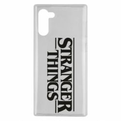 Чехол для Samsung Note 10 Stragner Things Logo - PrintSalon